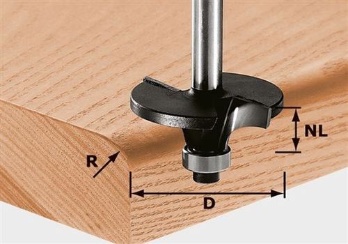 Fraise à profiler les rayons HW avec queue de 8mm FESTOOL HW S8 D42/R6 - 491131