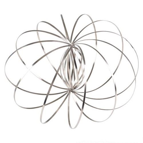 Johntoy Bagues magiques 13 cm argent