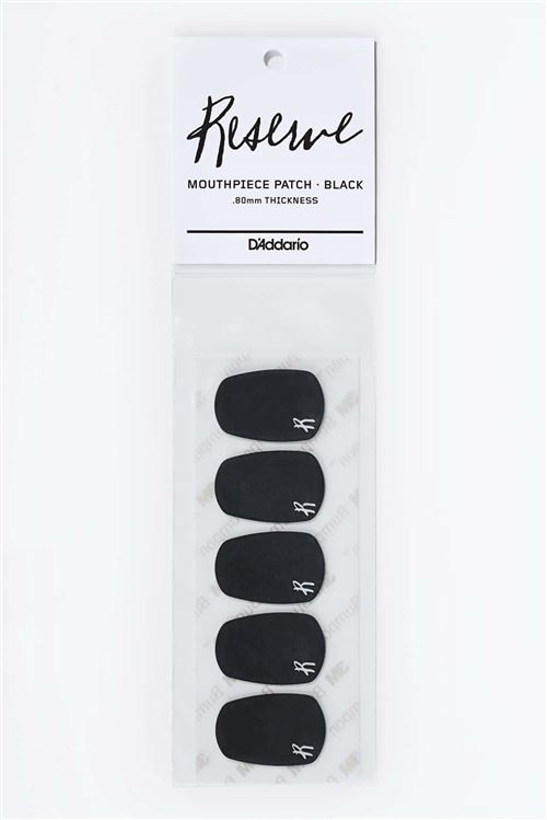D'Addario RMP01B - 5 pastilles protège-becs Noir 0,80 mm