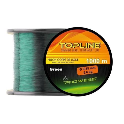 PROWESS Nylon Topline - 0,28 mm - 4,3 Kg - 1000m - Vert