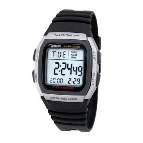 Casio Youth Digital Alarm Chrono Illuminator W-96H-1AVDF W96H-1AVDF Montre Homme