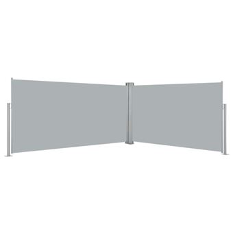 Auvent latéral rétractable 160x600 cm Gris - 1