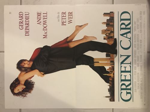Green Card AFFICHE CINEMA ORIGINALE