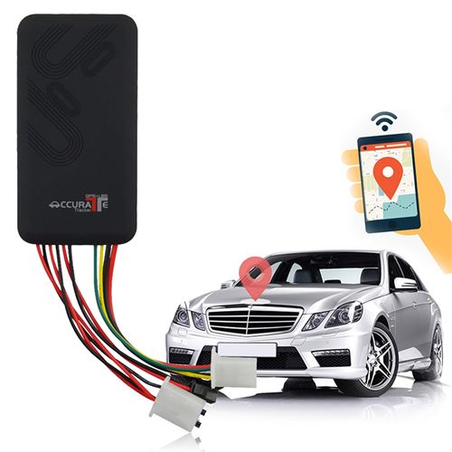 Mini traceur GPS tracker GPRS micro espion GSM télésecours SOS Noir YONIS  Pas Cher