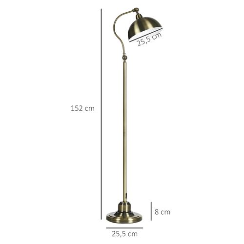 Lampadaire TOSEL ,métal,Noir ,H155xD 40x P 40cm | Leroy Merlin