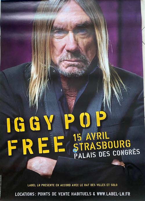 IGGY POP - Year 2020 - 85x120cm - Affiche