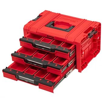 Caisse à outils - QBRICK - Drawer 3 - Rouge - Polyamide - Métal - 1