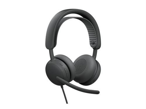Zone Filaire 2 - Micro-casque - sur-oreille - filaire - Suppresseur de bruit actif - graphite