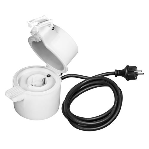 LEDVANCE prise de courant pour l'extérieur avec la technologie Bluetooth - dispositifs conventionnels intégrés de votre maison intelligente - compatible avec Alexa et Google Voice Control - IP44 - Smart + BT Fiche extérieure - 1-Pack}