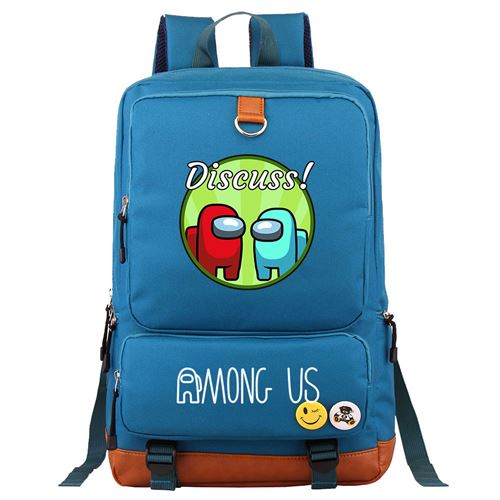 Sac à dos college en tissu oxford Among Us 44*29*14cm bleu #AMS38001