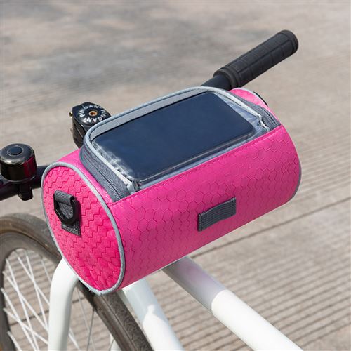 Support Vélo Téléphone Etanche, Sacoche Vélo Guidon Sac Vélo VTT Ecran  Tactile Rotation 360° pour Smartphone sous 6,2(Noir & Rouge) - Cdiscount  Sport