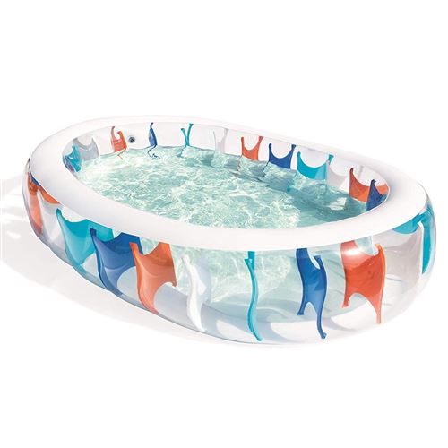 Piscine gonflable pour enfants 234 x 152 x h51 cm ovale 54066B