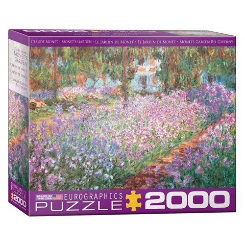 Puzzle Eurographics - Claude Monet : Le jardin de l'artiste, 2000 pièces
