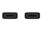 Samsung EP-DA705 - Câble USB - 24 pin USB-C (M) pour 24 pin USB-C (M) - USB 2.0 - 3 A - 1 m - noir
