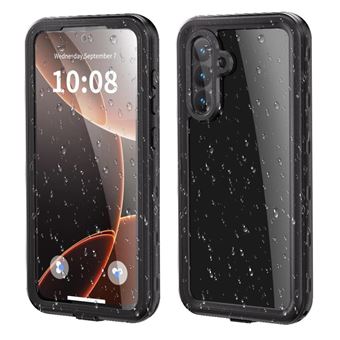 Samsung Galaxy A56 5G Étui Pour Étanche IP68 Étanche Plein 12FT Résistant Aux Chocs Militaires Dans Protecteur D'écran FOXDOCK Noir - 1