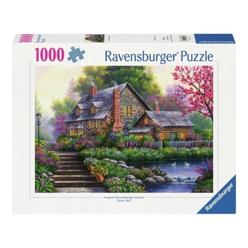  Puzzle romantic romantic cottage 1000st. 1000 pieces - Ravensburger 