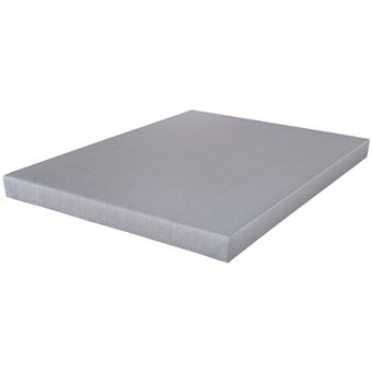 Sommier déco SR9 - Gris clair 160x200 - Lattes bois - H.13 cm - Made in France