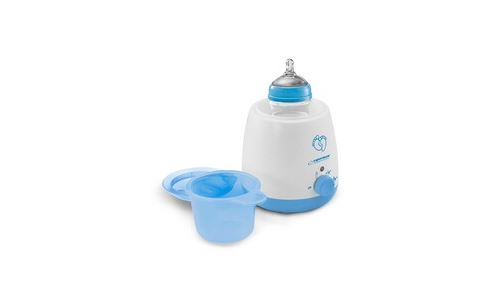 Chauffe-biberon esperanza ekb002 - pour chaque biberon - blanc/bleu