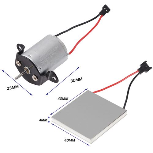 Pièces de réparation de cheminée d'accessoires de moteur de ventilateur de  cheminée électrique 40mm 