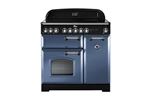 PIANO DE CUISSON CLASSIC DELUXE TAB IND 90 CM ROCHE BLEUE CHROME