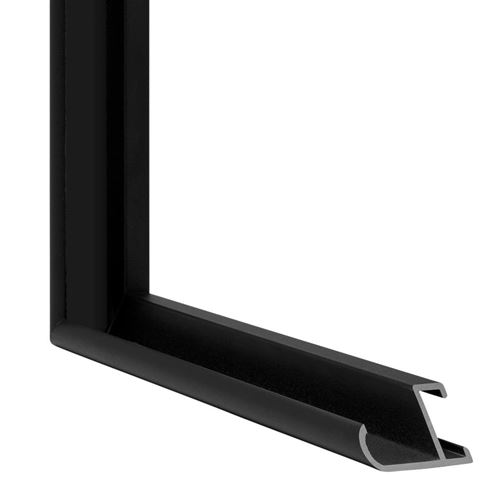 Cadre photo Profil 39 noir 25x35 cm verre antireflet