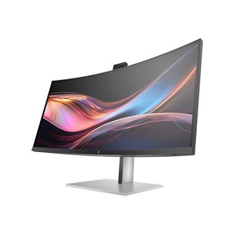 HP 734pm - Series 7 Pro - écran LED - incurvé - 34" - 3440 x 1440 WQHD @ 120 Hz - IPS Black - 400 cd/m² - 2000:1 - DisplayHDR 400 - 5 ms - Thunderbolt 4, HDMI, DisplayPort, USB-C - haut-parleurs - noir, argent