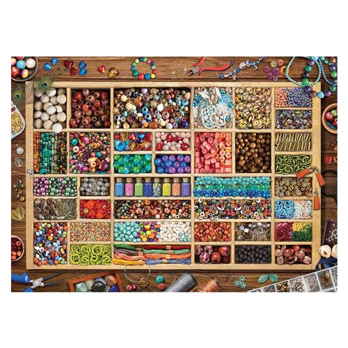Puzzle Eurographics - Collection de perles de Laura, 1000 pièces