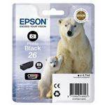 Epson 26 - 4.7 ml - photo noire - original - blister - cartouche d'encre - pour Expression Premium XP-510, 520, 600, 605, 610, 615, 620, 625, 700, 710, 720, 800, 810, 820