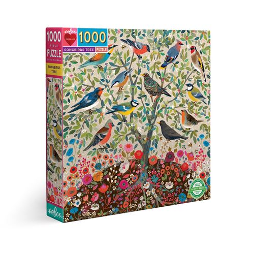 Eeboo Puzzle Eebo Songbirds Tree 1000 Pièces