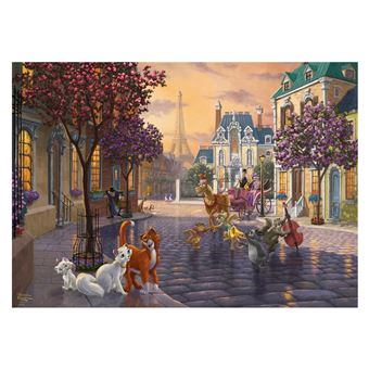 Puzzle Schmidt - Thomas Kinkade : Les chats aristocrates, 1000 pièces