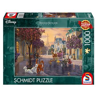 Puzzle Schmidt - Thomas Kinkade : Les chats aristocrates, 1000 pièces