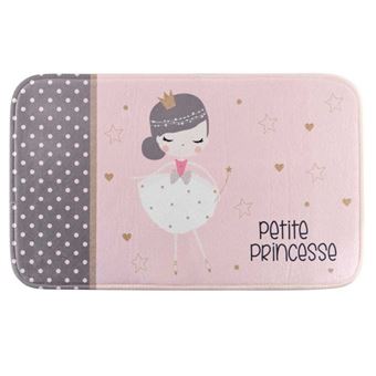 Tapis Enfant Petite Princesse 45x75cm Rose - 1