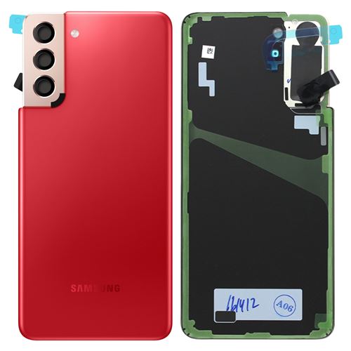 Non Communiqué Rouge Cache Batterie D'origine Pour Samsung Galaxy S21 Plus Pièce De Remplacement Samsung