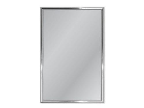 Non Communiqué Miroir Non Lumineux Encadré Rectangulaire L.40 X L.60 Cm Arica Alu - Image 1