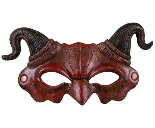 Boland demi-masque Démon rouge