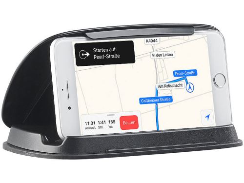 Support smartphone sur tableau de bord pour appareils jusqu'à 11,5 cm de hauteur