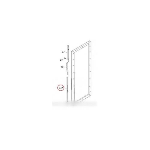 Listeau poignee blanc inferieure pour refrigerateur electrolux - 215867053