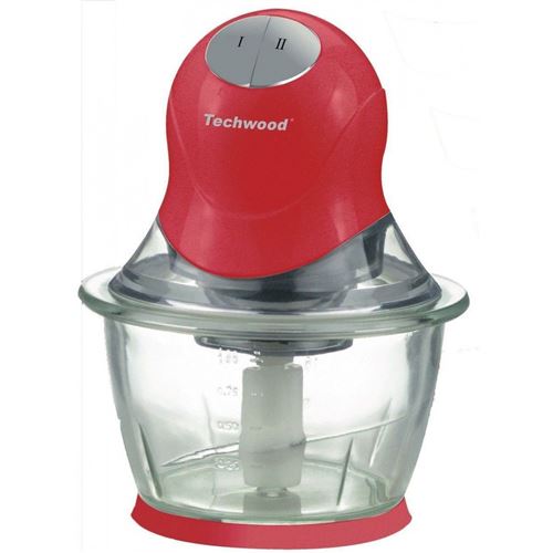Techwood THA-085 - Hachoir - 0.8 litres - 300 Watt - rouge