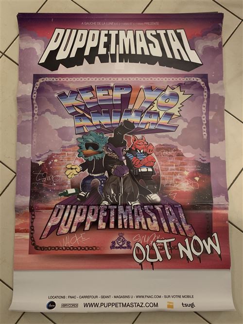 PUPPETMASTAZ - Keep Yo Animal - 70x100cm - Affiche
