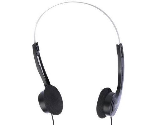 Vivanco SR 3030 - Écouteurs - sur-oreille - filaire - jack 3,5mm - noir