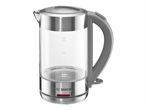 Bosch TWK7090B - Bouilloire - 1.5 litres - 2.2 kWatt - acier inoxydable