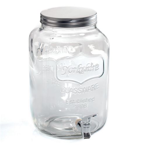 distributeur à boisson en verre 8 litres - 135889