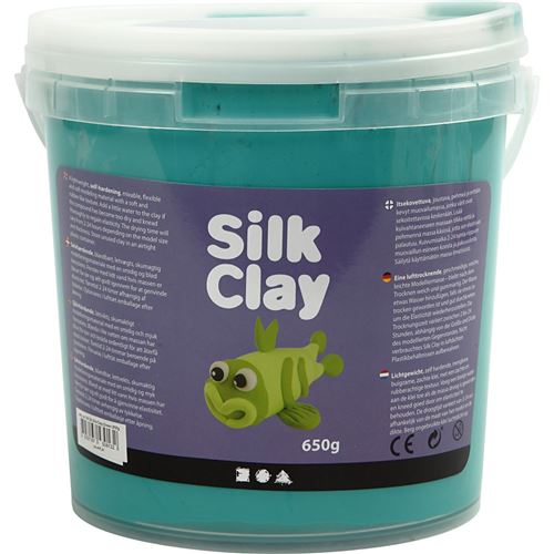 Silk Clay Silk Clay matériel de modelage vert 650 gr 1 pièce