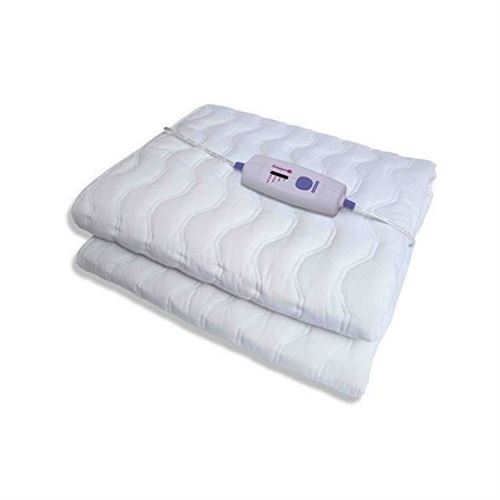 Pekhatherm Couverture Chauffante/Chauffe Matelas Une Place 100% Coton