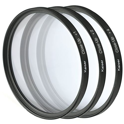Kaiser fototechnik-nahlinsen DE 58 mm avec bonnette 1/2/4 avec étui de Rangement