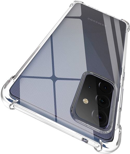 Coque Antichoc Silicone Transparent pour Samsung A72 - Phonillico®
