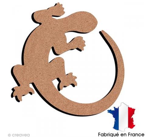 Salamandre en bois 15 cm