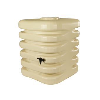 Récupérateur Deau De Pluie Cubique 1000 L Beige Kit