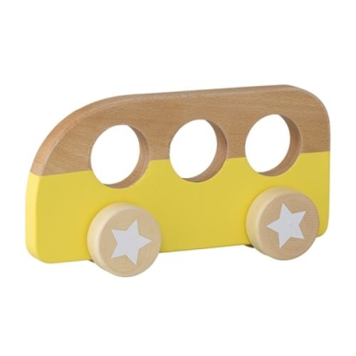 Car en bois jaune - bloomingville