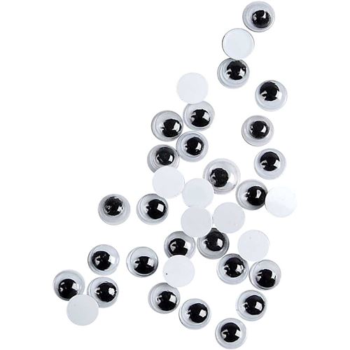 Creotime wobbly junior 6 mm noir/blanc 1000 pièces